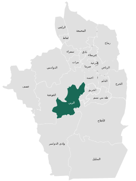 خريطة المناطق